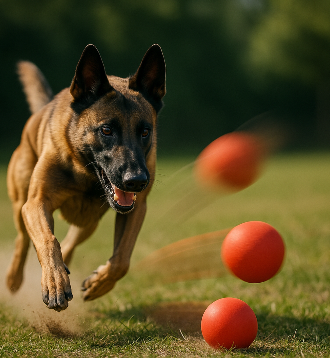 Balle ultra-résistante rebondissante pour gros chiens | PatteFidèle