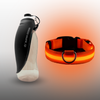 Gourde + Collier LED Orange