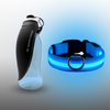 Gourde + Collier LED Bleu