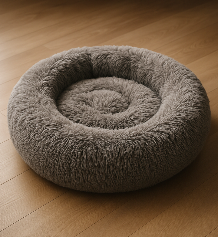 Lit/Panier apaisant pour chien – Donut moelleux antistress | PatteFidèle