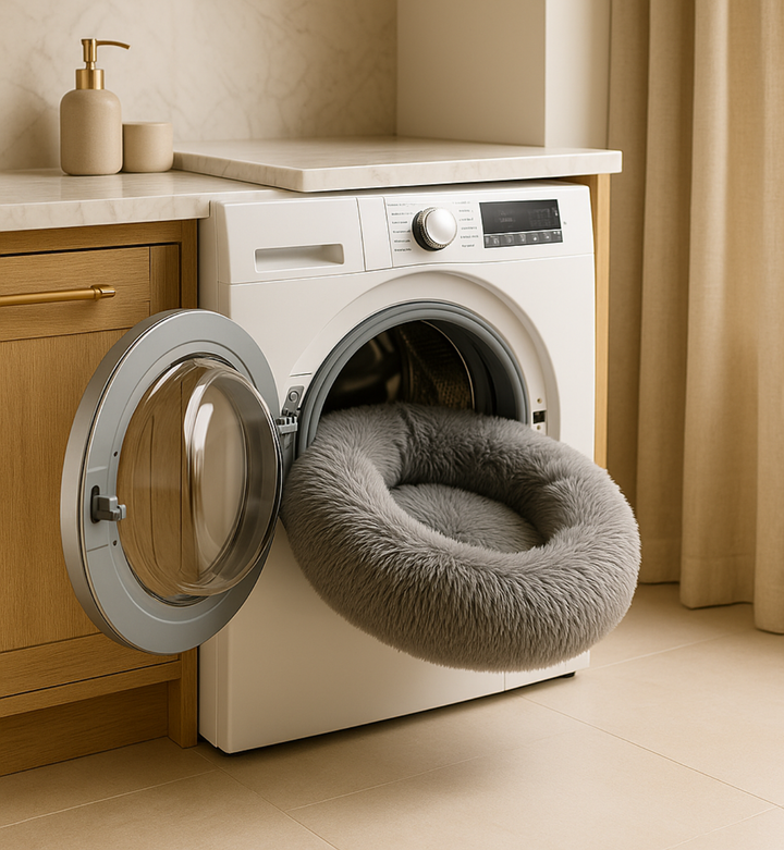 Lit/Panier apaisant pour chien – Donut moelleux antistress | PatteFidèle