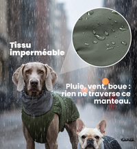 Manteau Imperméable Chien avec Harnais Intégré - Hiver & Pluie
