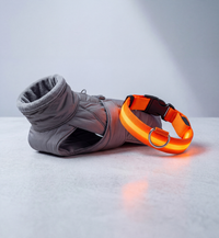 Pack Sécurité & Chaleur : Manteau Polaire + Collier LED